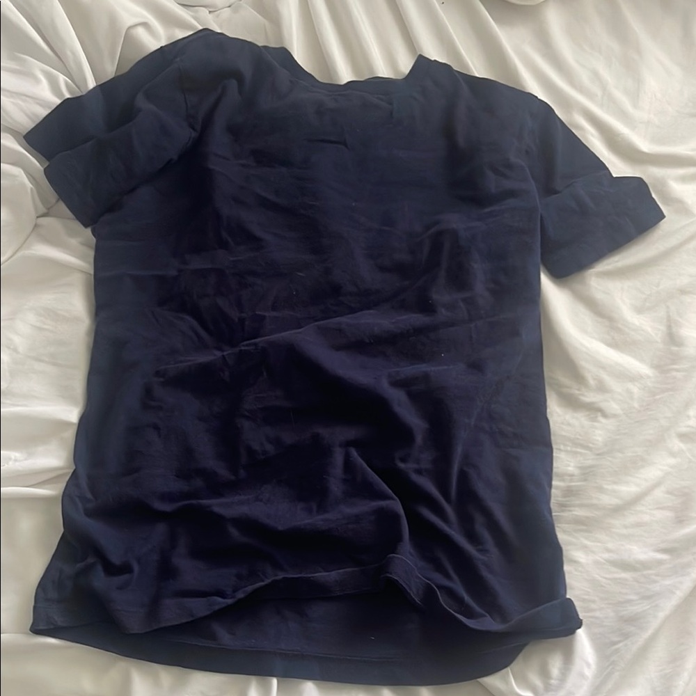 basic navy standard tee shirt Gap